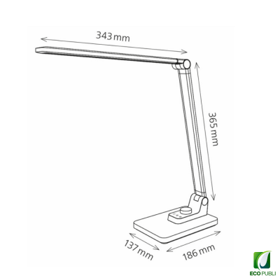 Lámpara LED Ciber Plata