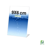 Expositor Sobremesa en Forma de L 9X6 cm