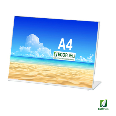 Expositor Sobremesa en Forma de L A4