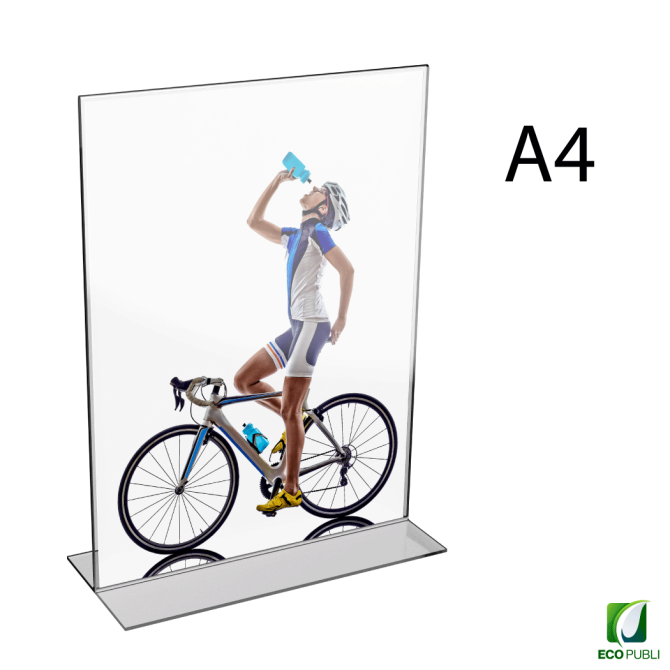 Expositor Sobremesa en Forma de T A4