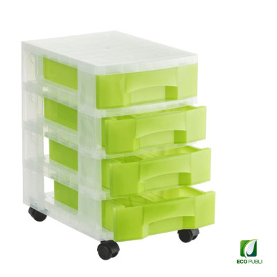 Torre Almacenaje 4 cajones de 6 litros