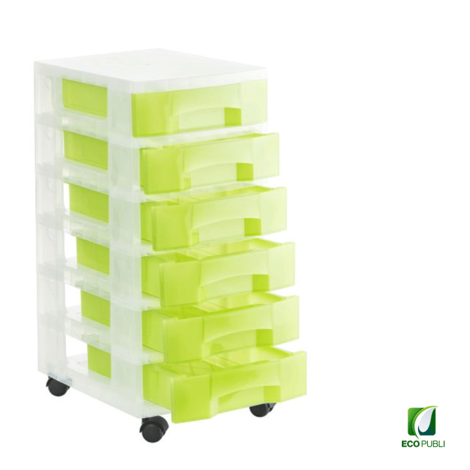 Torre Almacenaje 6 cajones de 6 litros