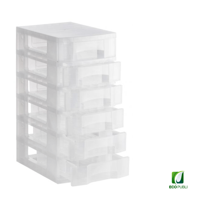 Torre Almacenaje 6 cajones de 6 litros