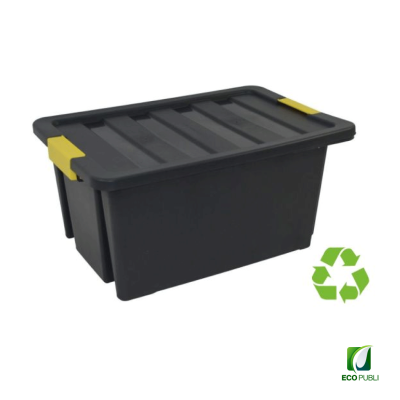 Caja Almacenaje Sostenible 55 Litros Apilable