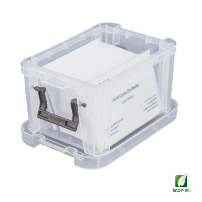 Caja Almacenaje 500 ml Apilable con Tapa