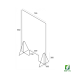 Mampara Protectora Ecopubli 750X850 mm