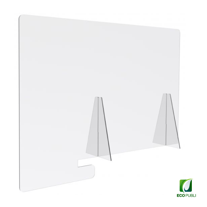 Mampara Oficina Protectora Separadora Ecopubli 1000X750 mm