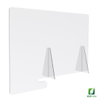 Mampara Oficina Protectora Separadora Ecopubli 1000X750 mm