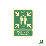 Señal de Seguridad Punto de Reunión 224X300 mm