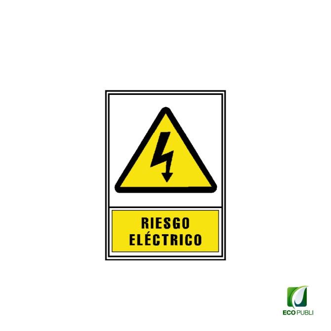 Señal de Aviso Riesgo Eléctrico 210X297 mm