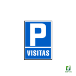 Señal Parking Visitas 210X297 mm