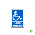 Señal Parking Minusválidos 210X297 mm