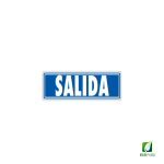 Señal Adhesiva Salida 175x65 mm