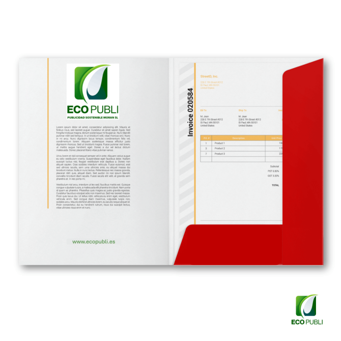 Carpetas A4 con Solapas