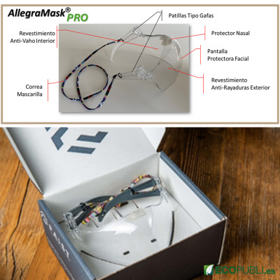 Mascarilla Transparente AllegraMask Pro