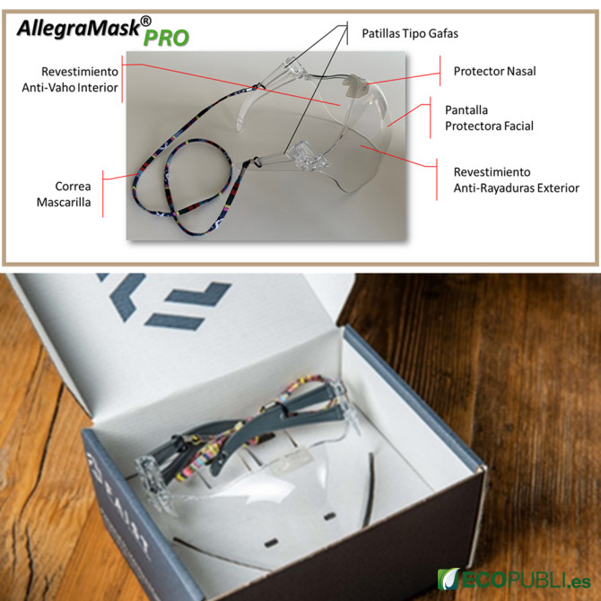 Mascarilla Transparente AllegraMask Pro