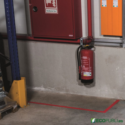 Cinta Marcación de Suelo DURALINE Roja