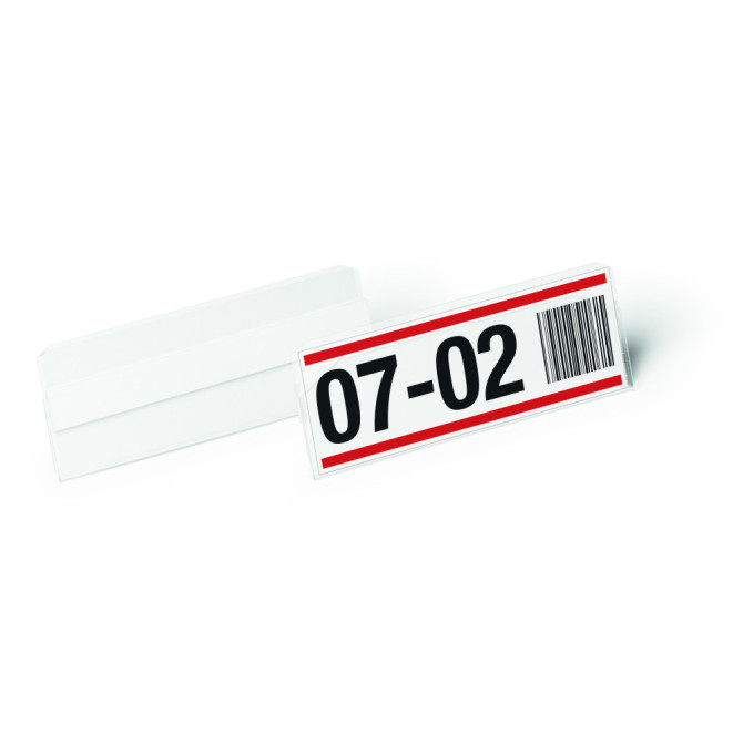 Funda Auto adhesiva Rigida 100x38 mm Transparente
