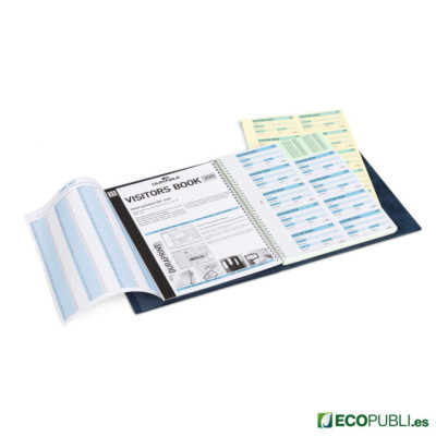 1 Ud Libro Visitas BOOK 300 Colores Surtidos