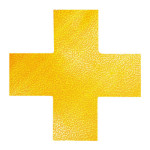 Adhesivo Forma CRUZ Marcaje de Suelo Amarillo