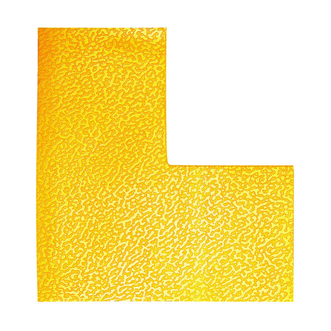 Adhesivo Forma L Marcaje de Suelo Amarillo