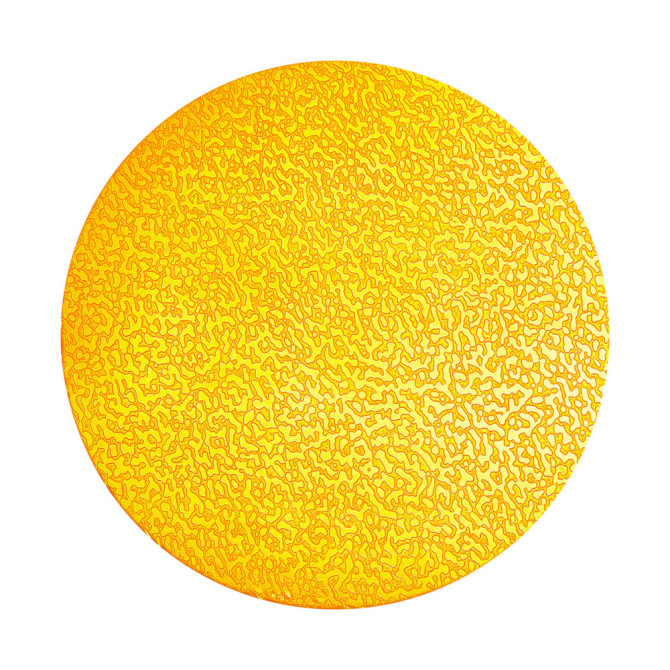 Adhesivo Forma PUNTO Marcaje de Suelo Amarillo
