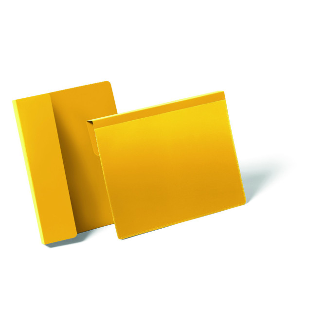 Fundas Colgantes para Palets A5 Horizontal Amarillas