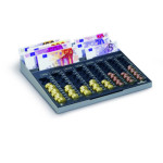 Bandeja Portamonedas EUROBOARD XL Gris Antracita