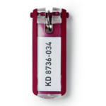 6 Uds Llavero KEY CLIP Rojo