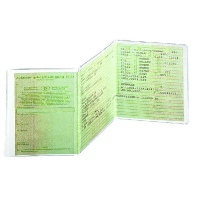 Funda Doble 210x105mm Transparente