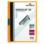 Carpeta con Pinza DURACLIP 30 A4 Naranja