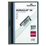Carpeta con Pinza DURACLIP 30 A4 Gris Antracita