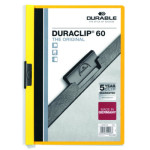 Carpeta con Pinza DURACLIP 60 A4 Amarilla