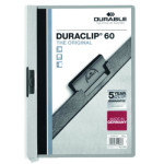Carpeta con Pinza DURACLIP 60 A4 Gris