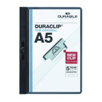 Carpeta con Pinza DURACLIP 30 A5 Negra