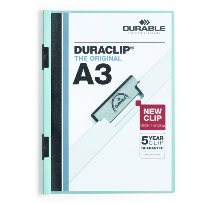 Carpeta con Pinza DURACLIP 60 A3 Azul