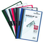 Carpeta con Pinza DURACLIP 30 A4 Colores Surtidos