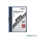Carpeta con Pinza DURACLIP 60 A4 Azul Oscuro