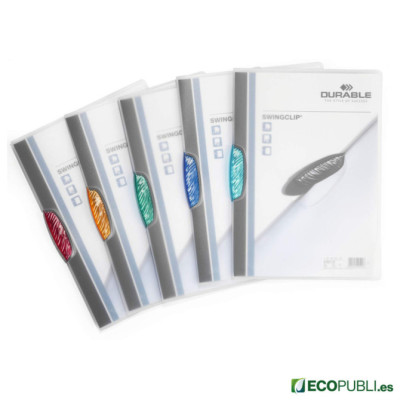 Carpeta con Pinza SWINGCLIP 30 A4 Transparente Colores Surtidos