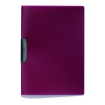 Carpeta con Pinza DURASWING 30 A4 Berenjena