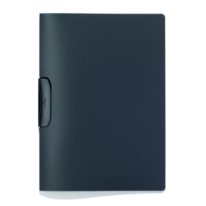 Carpeta con Pinza DURASWING 30 A4 Gris Antracita