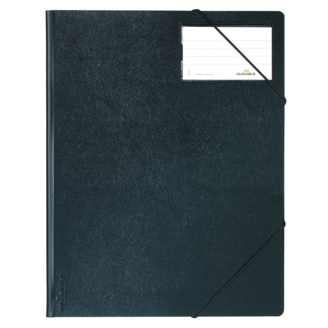 Carpeta Gomas A4 Negra