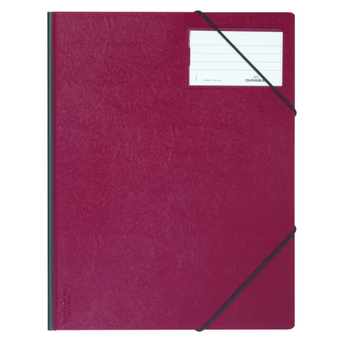 Carpeta Gomas A4 Roja