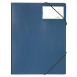 Carpeta Gomas A4 Azul Oscuro
