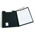 Carpeta Soporte con Clip A4 con Solapa Interior Negro