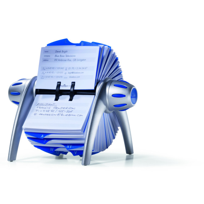 Archivo Rotatorio TELINDEX FLIP VEGAS Metálico Plateado