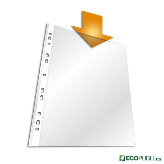 Fundas Multitaladro ESTANDAR A4 Transparente