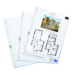 Fundas Multitaladro BUSINESS A4 Crystal Clear Transparente