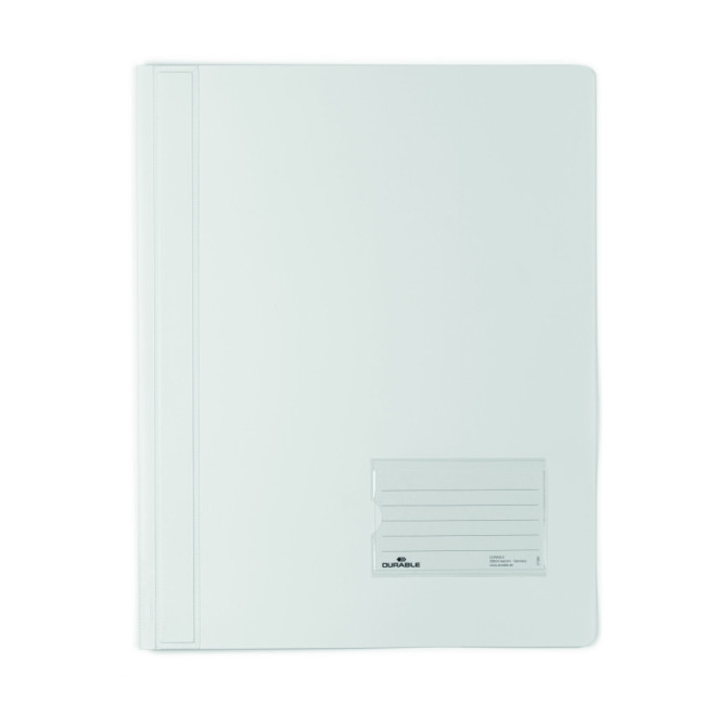Carpeta Fastener Translúcida DURALUX A4 PLUS Blanca