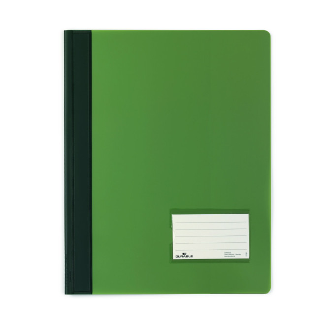 Carpeta Fastener Translúcida DURALUX A4 PLUS Verde